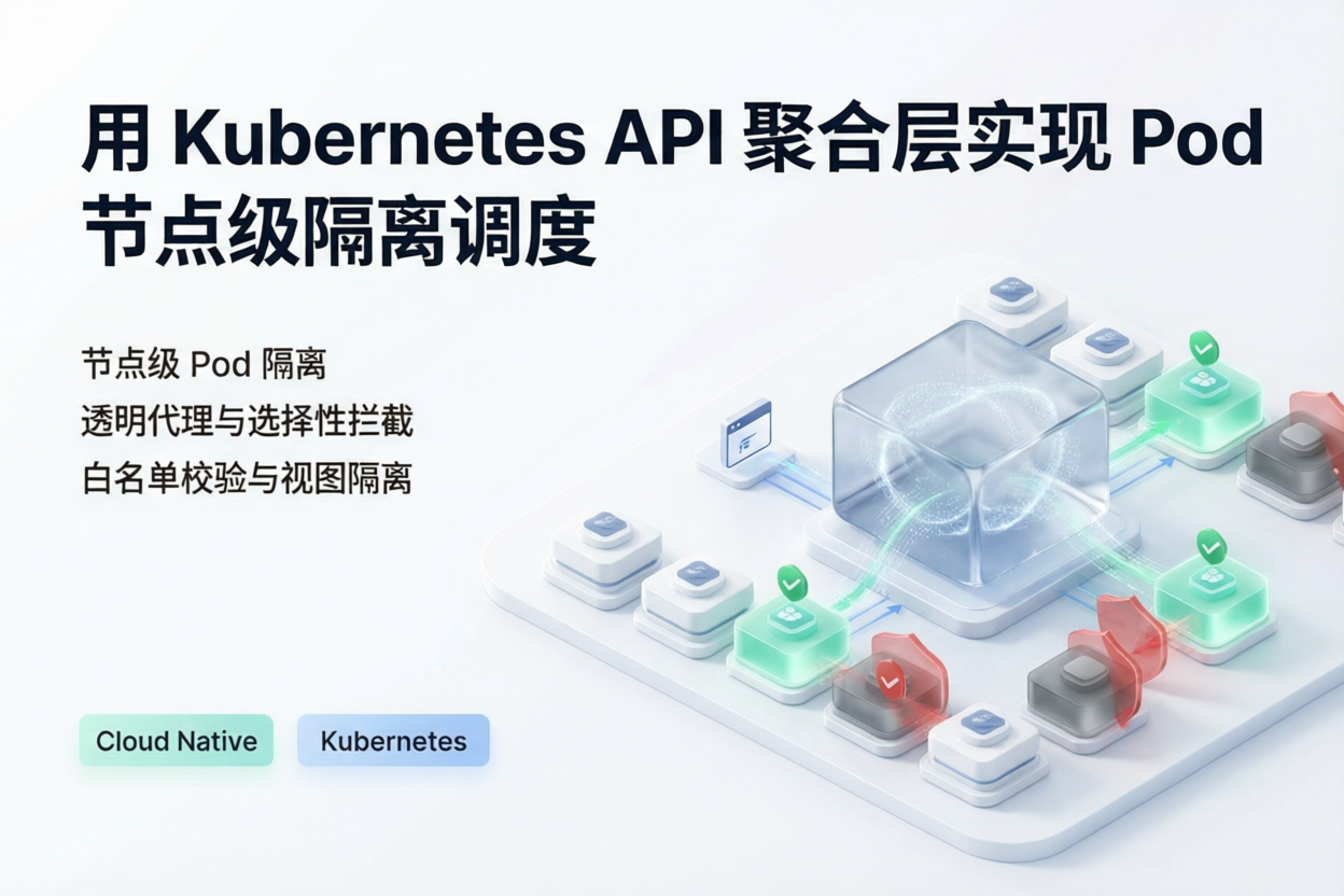 用 Kubernetes API 聚合层实现 Pod 节点级隔离调度-UCBK · 栈域